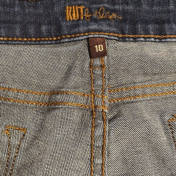 Kut From The Kloth Womens Jeans Sz 10 Med Wash Boyfriend Mid-Rise - Picture 5 of 14